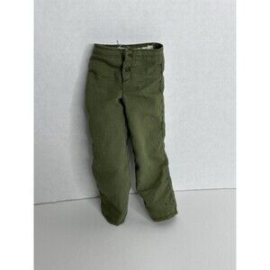 Vintage GI Joe Hasbro Green Military Pants Trousers Doll Figure Clothing